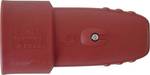 Rubber earthing contact coupler, red