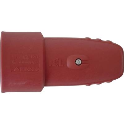 GAO 627720 Safety mains socket Rubber  230 V Red IP20