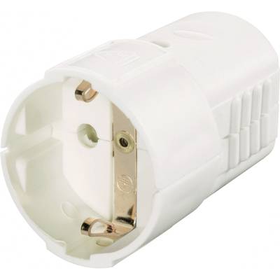 GAO 627747 Safety mains socket Plastic  230 V White IP20