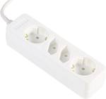 2/2way white socket outlet