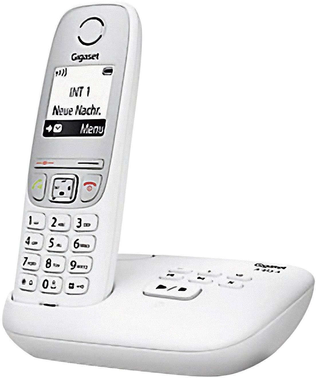 Gigaset A415A Cordless analogue Answerphone, Handsfree White
