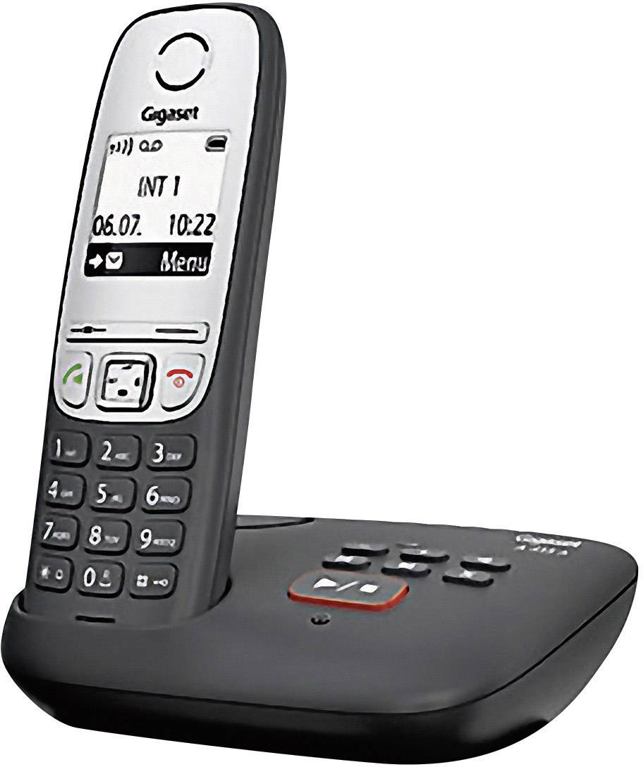 Gigaset A415A Trio DECT, GAP Cordless analogue Answerphone, Hands-free ...