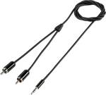SpeaKa Professional 3.5 mm jack/cinch connection cable super soft 0.2 m