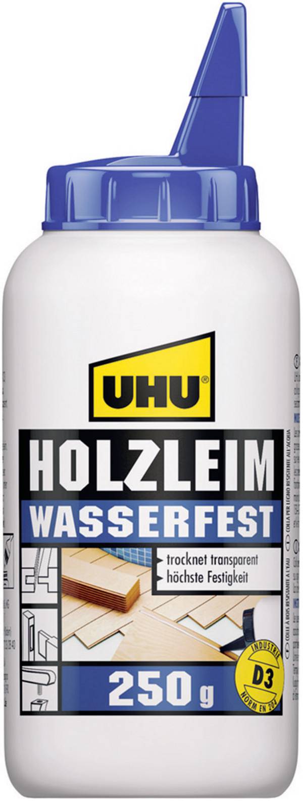 UHU Wasserfest D3 Wood glue 48515 250 g