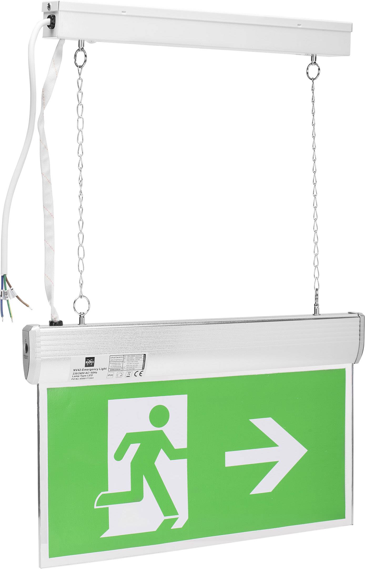 Smartwares 10.040.72 Escape route lighting Ceiling mount-6