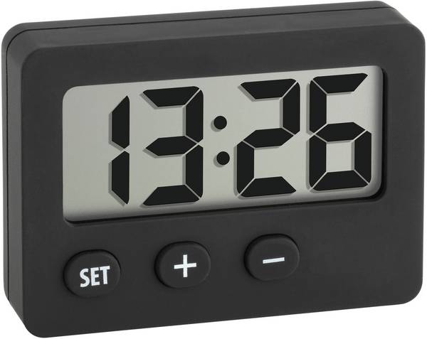 TFA Dostmann 60-2013-01 Quartz Desk clock Black