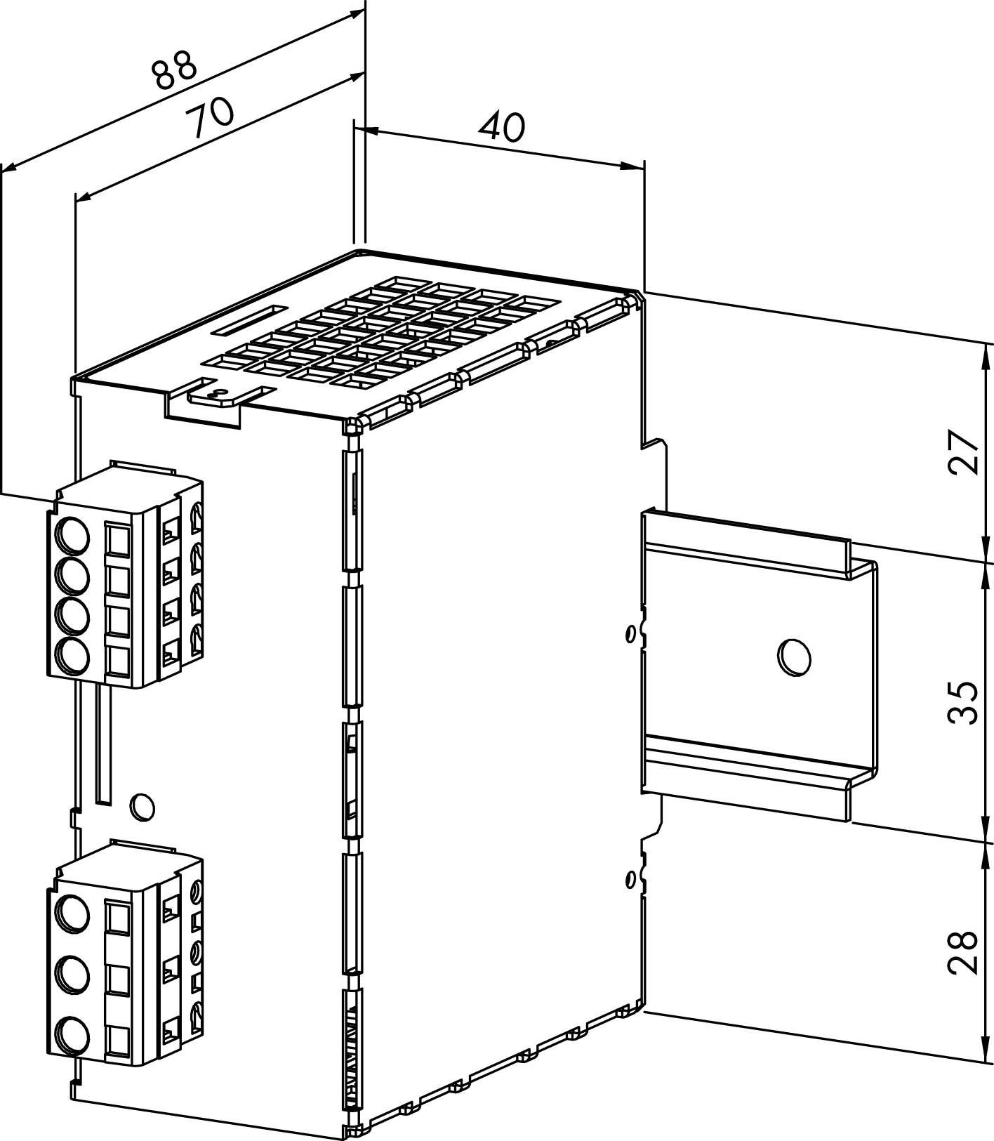 WAGO 787-602 Rail mounted PSU (DIN) 24 V DC 1.3 A 31.2 W No. of outputs:1 x Content 1 pc(s)-2