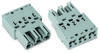 WAGO 770-1373 Mains connector WINSTA MIDI Plug, straight Total number of pins: 3 25 A Brown 100 pc(s)
