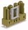 A four-pole connector with numbers 1 to 4 on the base. Suitable for electrical connection in a switching system.