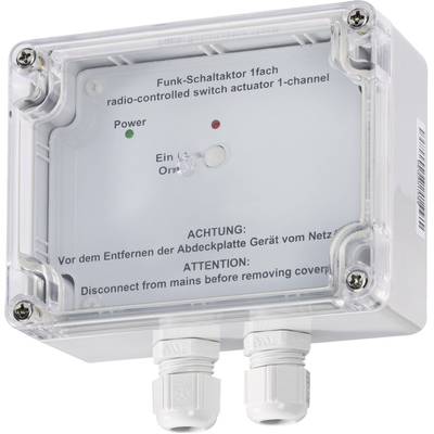 Homematic 76795 eQ-3 AG Wireless Actuator   1-channel  Surface-mount 3680 W