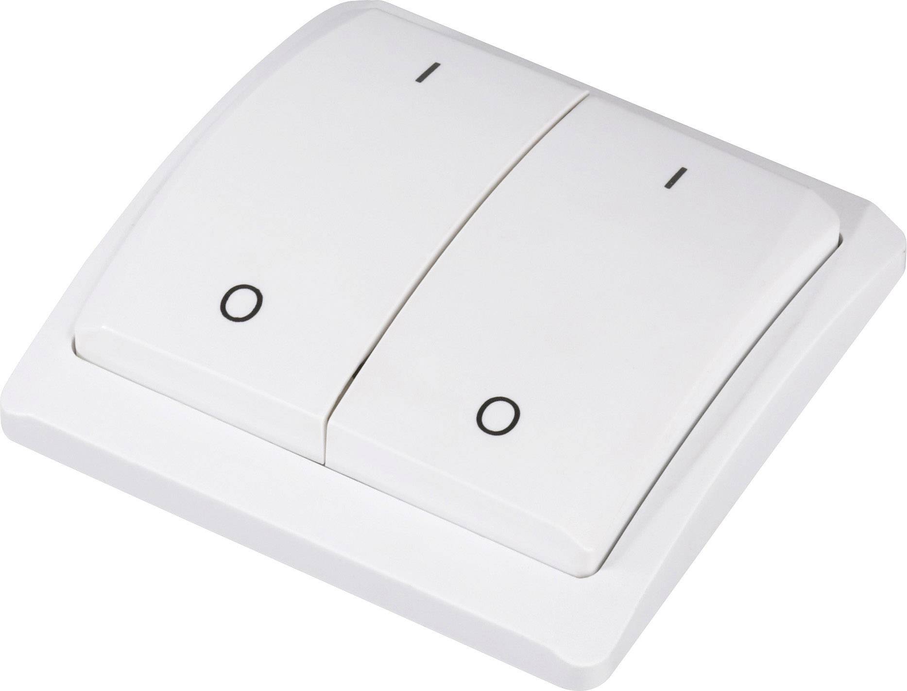 RSL Wireless wallmounted switch Surfacemount 2channel from