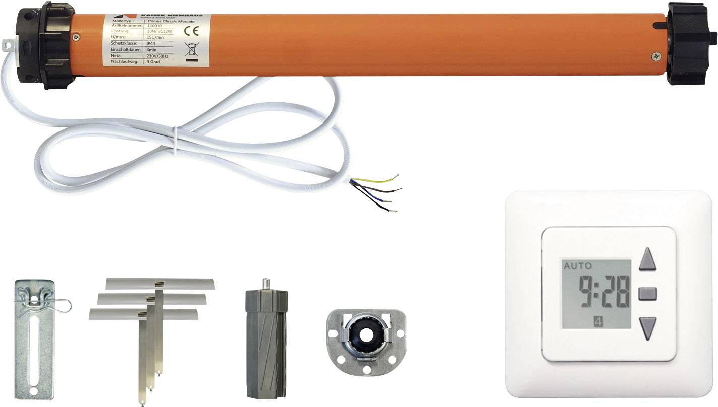 Kaiser Nienhaus Classic Mercato Favorit 130017 Tubular motor set 60 mm 20 Nm
