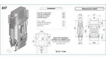 Maxi SH8 Car blade-type fuse holder Blade-type fuse (maxi) Pins 1 6 mm² 1 pc(s)-1