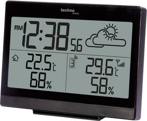 Techno Line WS 9252 WS 9252 Wireless digital weather station  Max. number of sensors 3