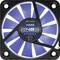 Noiseblocker fan with blue and white blades, renowned for quiet operation, model XM2.