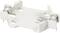 A white plastic base for pen lamps, with 'Swiss Made' embossed on it.