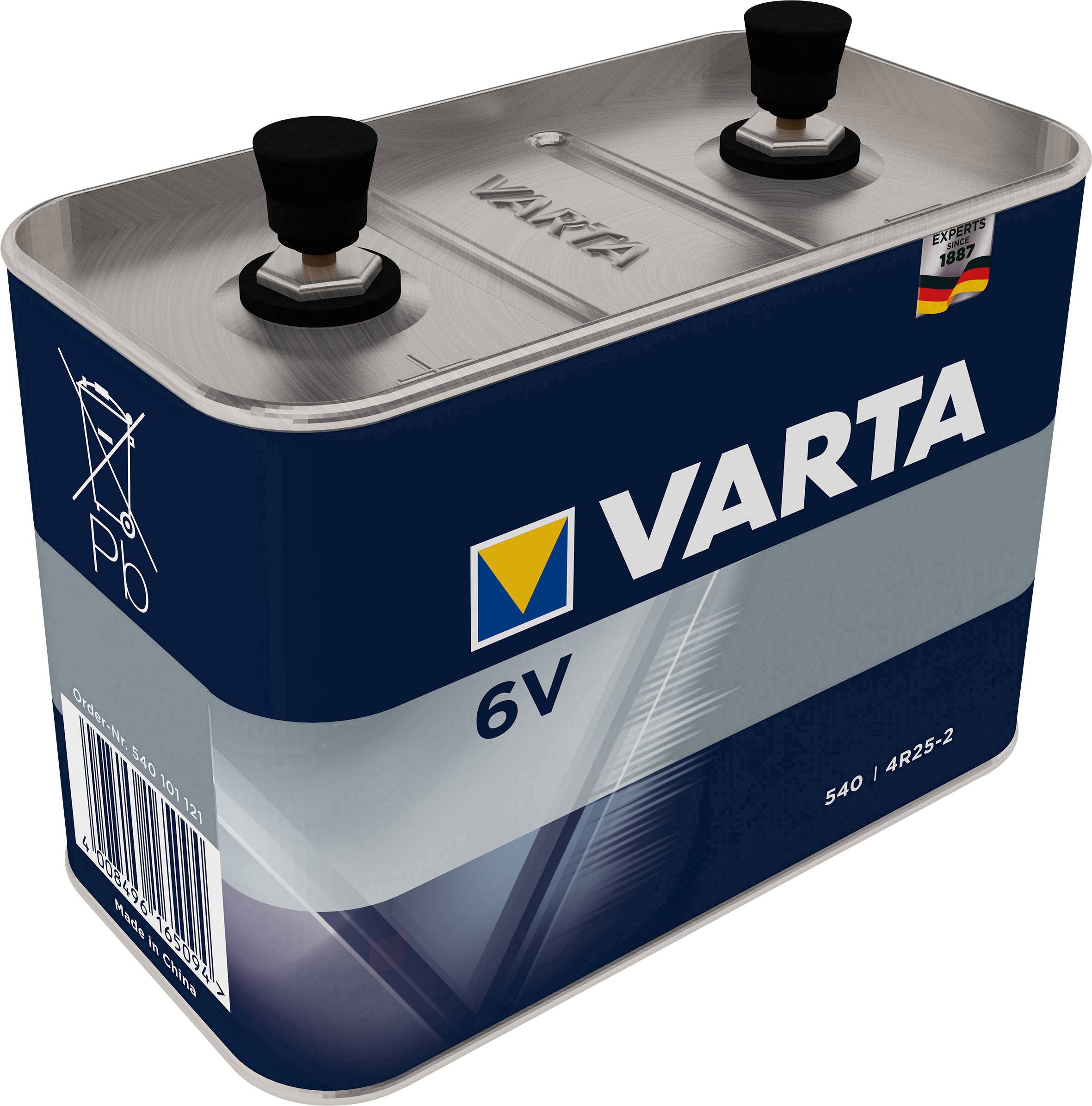 3x VARTA Batterie LongLife Wirk 540 4R25-2 6V-Block 19000mAh 1er 