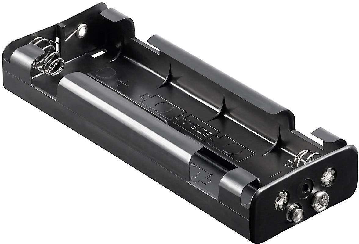 Image of Goobay 10876 Battery tray 6x C Stud and socket (L x W x H) 159 x 57.3 x 24.9 mm