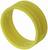 Yellow ring with relief text 'NEUTRIK' on the side, presumably an accessory or spare part for electronic connections.