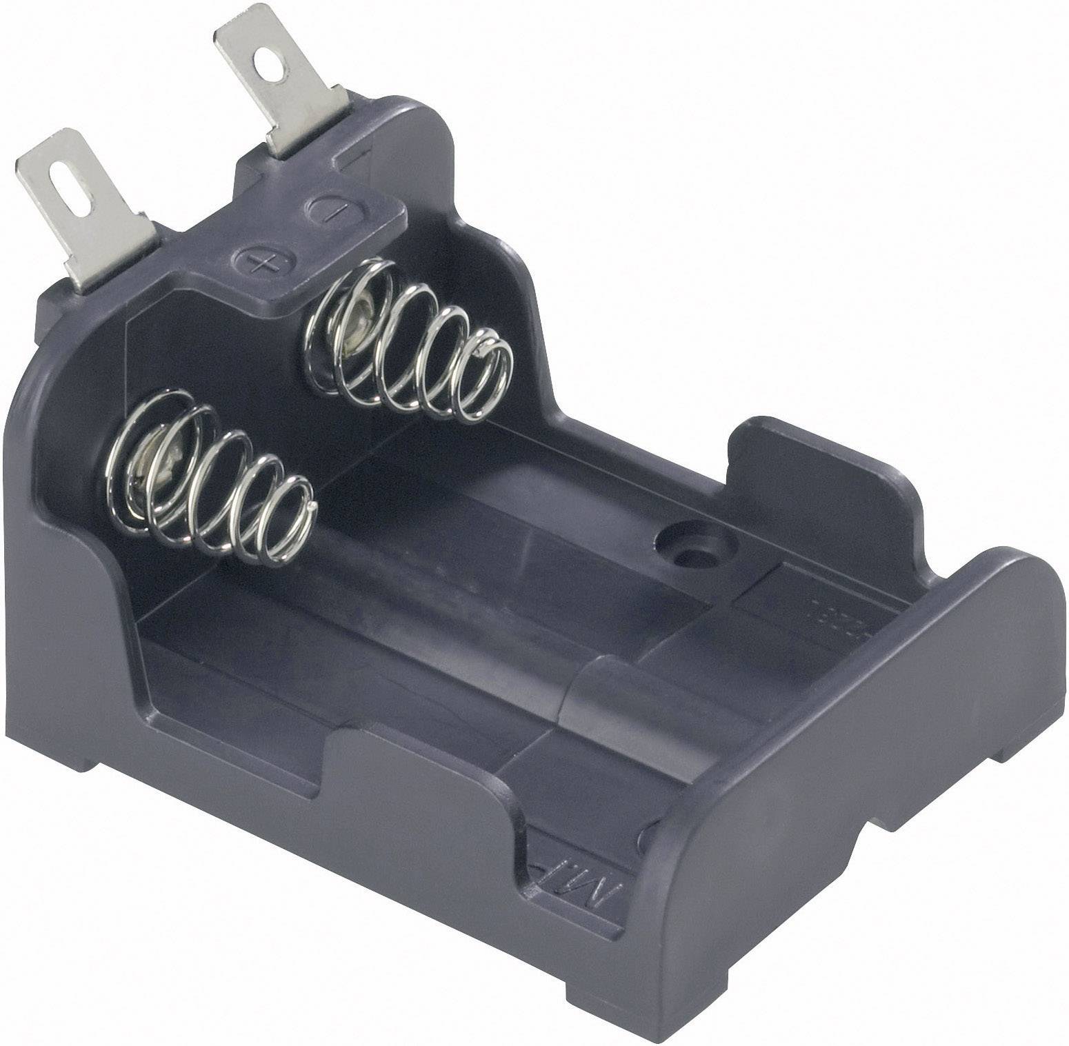 Image of MPD BH223-L Battery tray 1x CR-P2 Solder lug (L x W x H) 47 x 38 x 26 mm