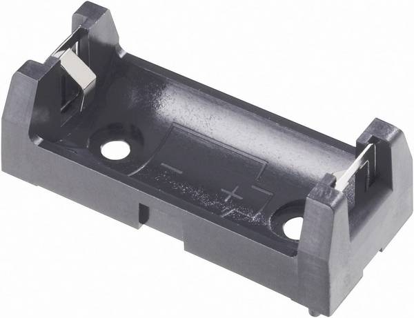 Keystone Electronics 1029 Battery tray 1x 2/3 AA Through-hole (L x W x H) 43 x 18 x 15 mm