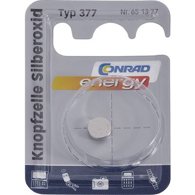 Conrad energy Button cell SR66, SR626 1.55 V 1 pc(s) 28 mAh Silver oxide SR66