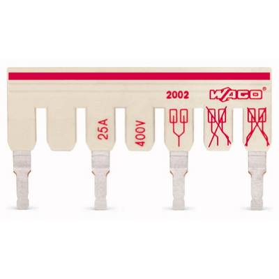 Ceramic fuse insert with the inscription 'WACO'. Markings '25A' and '400V' indicate current rating and voltage.