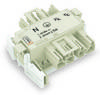 WAGO 770-6224 Mains adapter Mains plug - Mains socket Total number of pins: 4 White 25 pc(s) Piece
