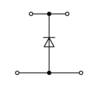 WAGO 870-540/281-410 Dual port diode terminal 5 mm Pull spring Configuration: L Grey 50 pc(s)