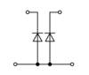WAGO 870-542/281-487 Dual port diode terminal 5 mm Pull spring Configuration: L Grey 50 pc(s)