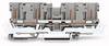 WAGO 769-201 Base terminal 5 mm Plug & Clip Grey 50 pc(s) Package