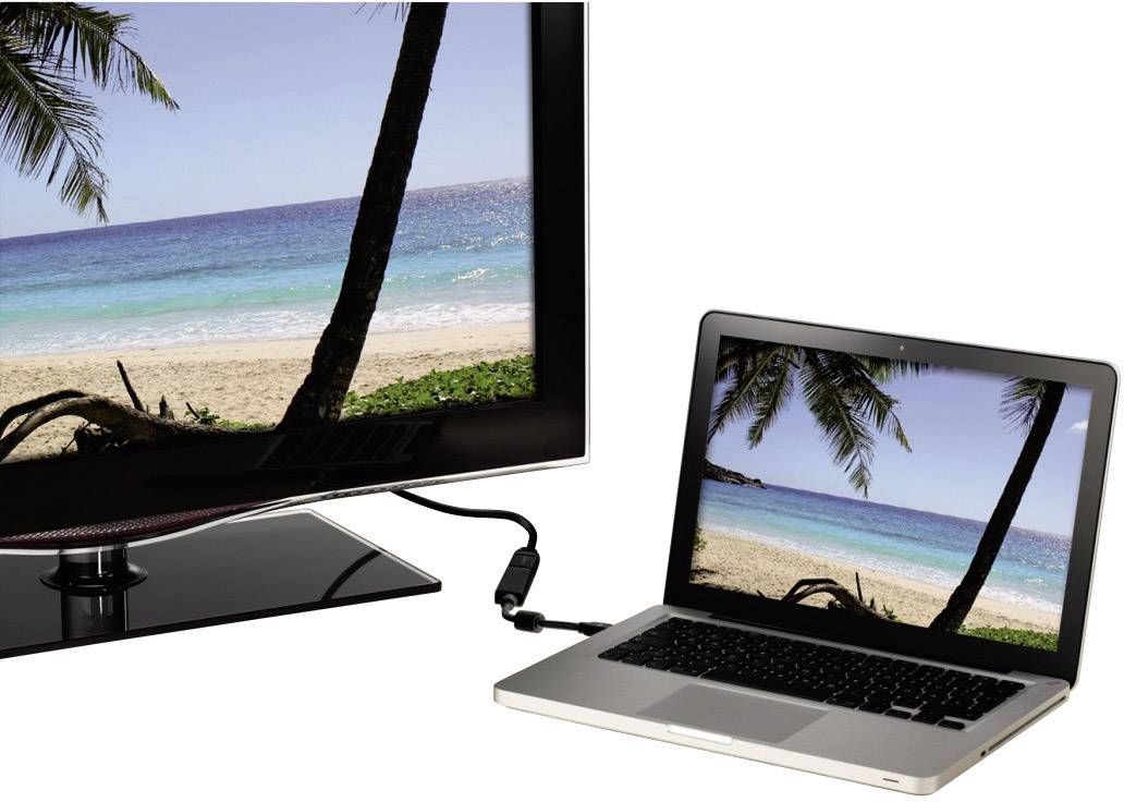 Hama 54560 DisplayPort / HDMI Adapter [1x Mini DisplayPort plug - 1x HDMI socket] Black 10.00 cm-1