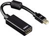 Hama 54560 DisplayPort / HDMI Adapter [1x Mini DisplayPort plug - 1x HDMI socket] Black 10.00 cm