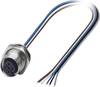 Phoenix Contact 1419658 Sensor/actuator built-in connector M12 Socket, built-in 0.50 m No. of pins (RJ): 5 1 pc(s)