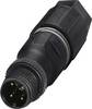 Phoenix Contact 1641769 Sensor/actuator connector M12 Plug, straight No. of pins (RJ): 4 1 pc(s)