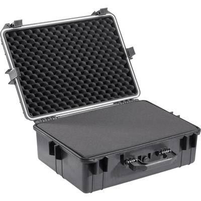 Basetech Outdoor case  IP67  (L x W x H) 560 x 430 x 215 mm Black 658799