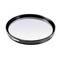 Round camera filter by Hama with a black frame, primarily used for protecting or enhancing photographic shots.