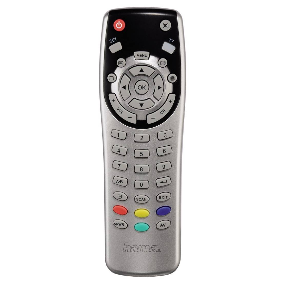 Hama 00040081 Infrared (1076749) Remote control Silver, Black from