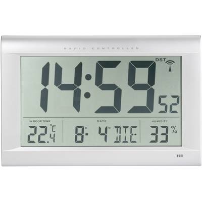 Digital clock shows '14:59', date '8-4 DE', indoor temperature '22.4°C' and humidity '33%'.
