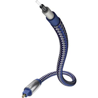 Inakustik Toslink Digital Audio Cable [1x Toslink plug (ODT) - 1x Toslink plug (ODT)] 1.00 m Blue, Silver 