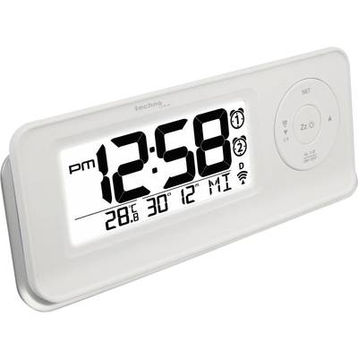 Techno Line 09599 WT 498s Radio Alarm clock White Alarm times 2-2