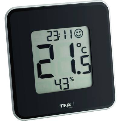 TFA Dostmann Style Thermo-hygrometer Black