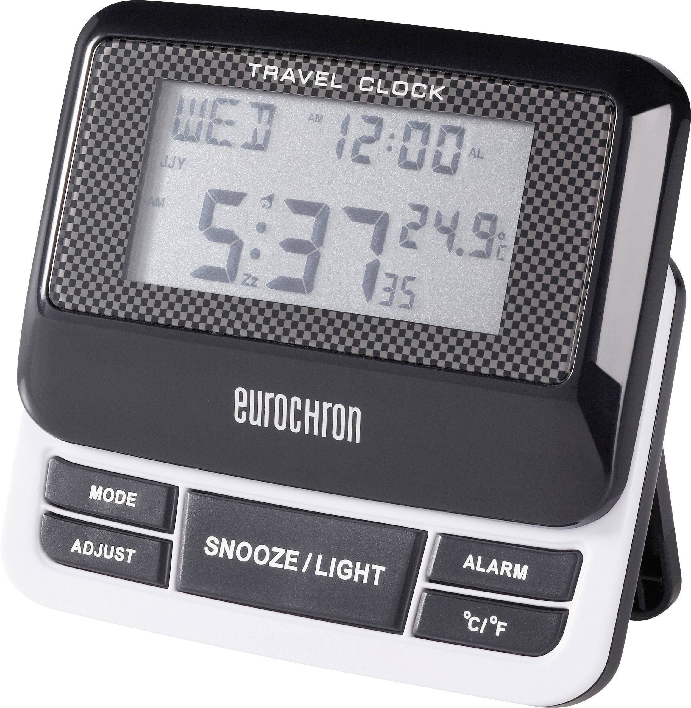 Eurochron C8263A Radio Alarm clock Black from