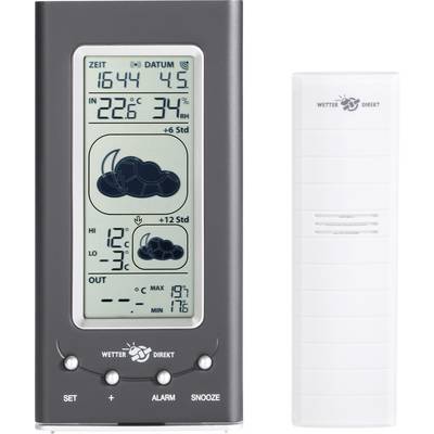 TFA Dostmann Nova 35.5019 SAT weather station Forecasts for 1 day Max. number of sensors 1-0