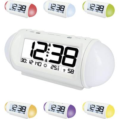   Techno Line  WT 499  Radio  Alarm clock  White  Alarm times 2    