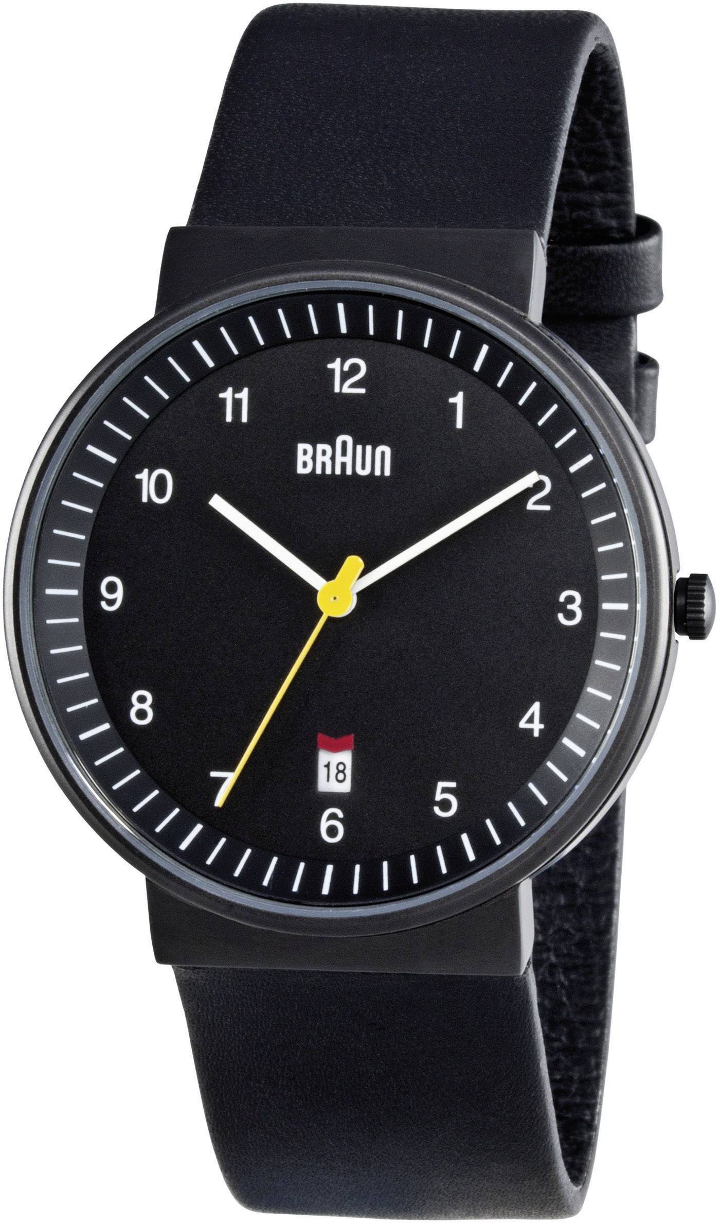 braun quarz armbanduhr