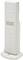 A white, slender temperature sensor in a vertical format, used for indoor and outdoor monitoring in weather stations.