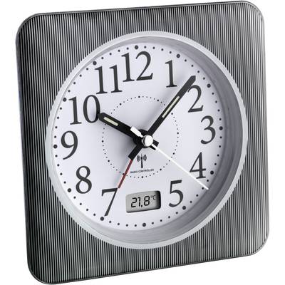   TFA Dostmann  60.1502.10  Radio  Alarm clock  Grey, White  Alarm times 1    