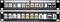 Patch panel with various connections: Coaxial, Audio, USB, Network. Top and bottom views show different connection variants.