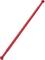 Red rod with spherical ends, possibly part of a chassis or mechanical construction.